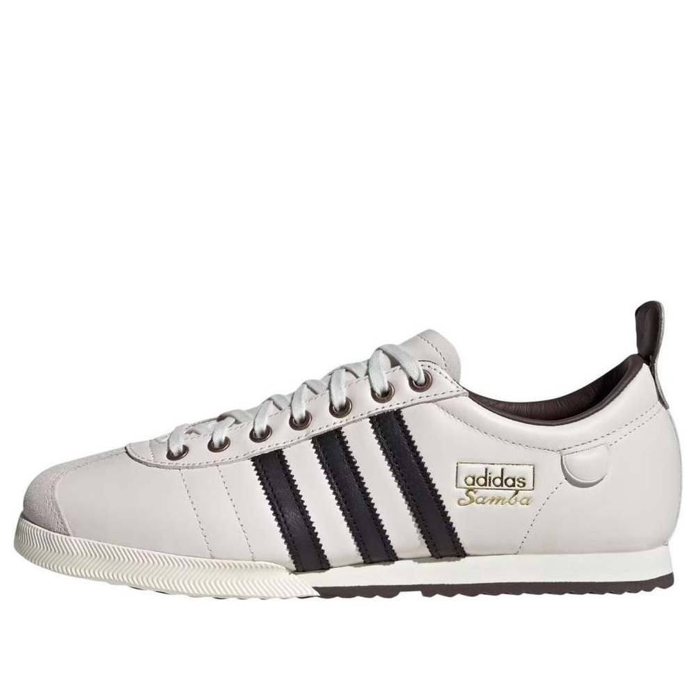 adidas [12] Samba 62 Premium Leather Sneakers Cloud White JQ5104